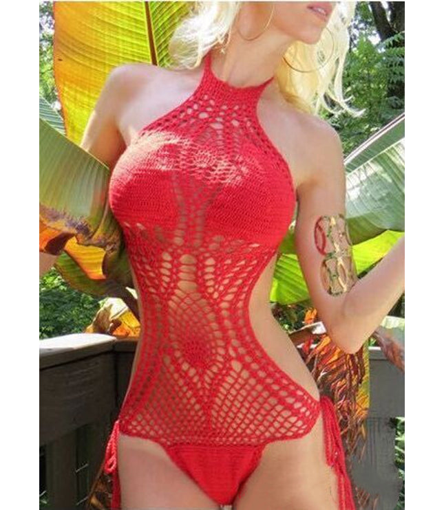 Quick sell Amazon hand crochet beach bikini bikini