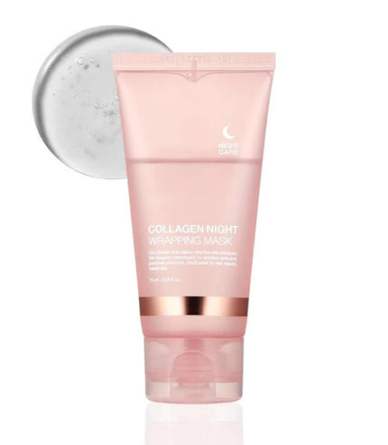 Face Night Mask Collagen Wrapping Mask Natural Ingredients Firming Elasticity & Hydration Anti-wrinkle For Skin Care