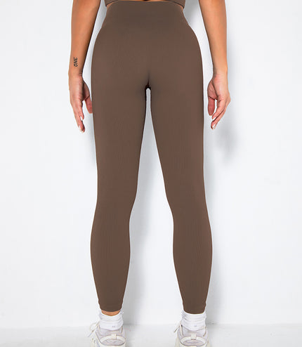 Butt Lifting Yoga Leggings Workout High Waist Tummy Control Ruched Booty Pants, Ribbed Seamless Leggings For Women High Waist Workout Gym Athletic Yoga Pants