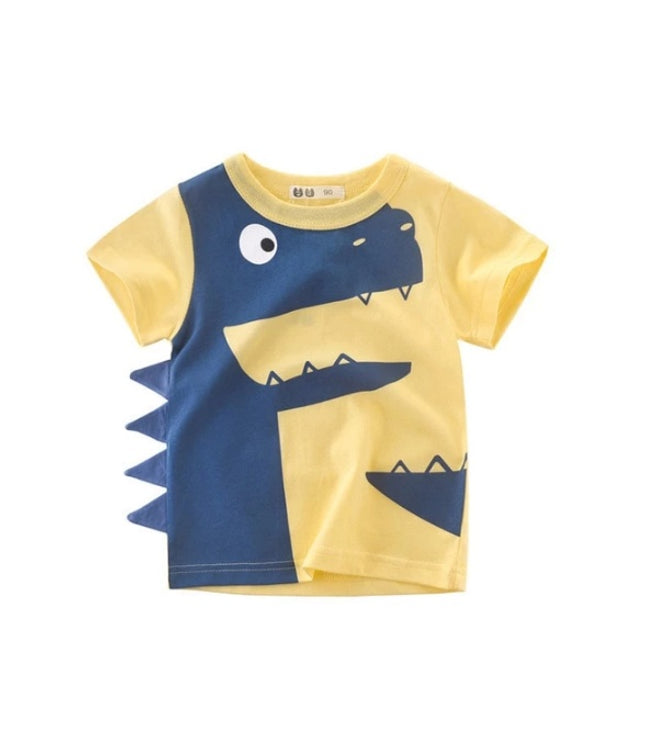 Children's Wear Summer New Korean Children's Boys Cotton T-shirt Men's Treasure In Children's Short Sleeves