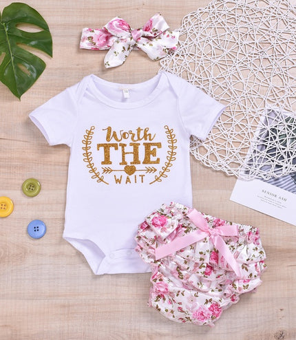 Baby girl summer suit