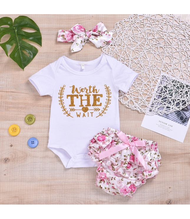 Baby girl summer suit