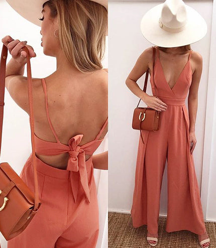 Bow tie loose trousers