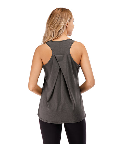 Exercise Yoga Clothes Blouse Running Quick-drying Loose Yoga Vest