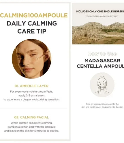 100mlSkin1004 Madagascar Centella Asiatica   Moisturizing Brightening Face Essence Skin Care Shrink Pore Korean Cosmetics