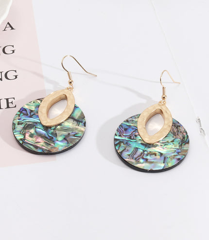 Personalized Retro Abalone Shell Exquisite Earrings