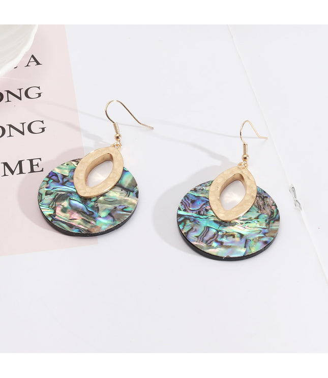 Personalized Retro Abalone Shell Exquisite Earrings