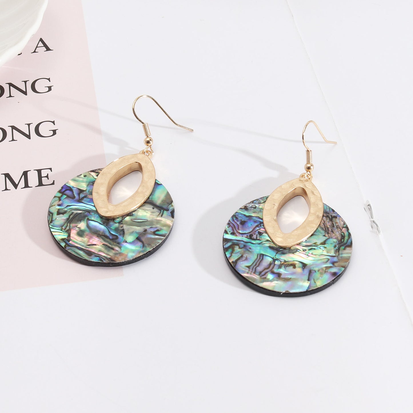 Personalized Retro Abalone Shell Exquisite Earrings