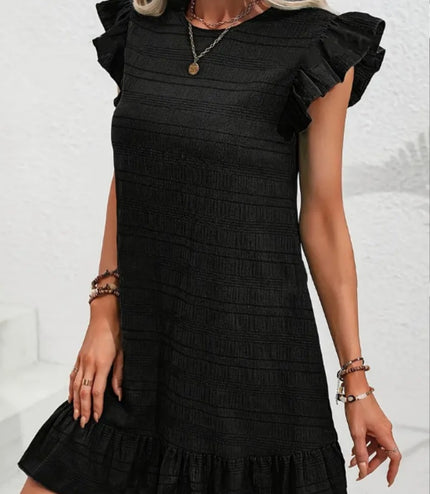 Casual And Fashionable Women's Pleated Waistband Dress
