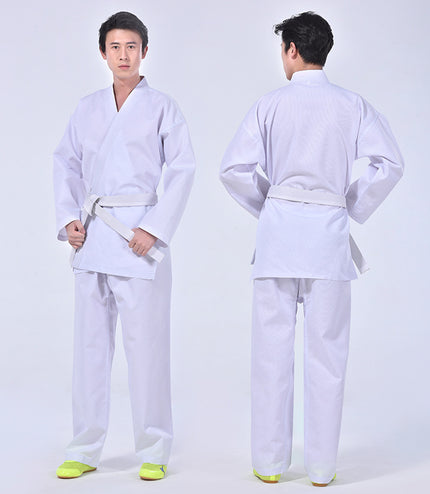 Karate White Suit Taoist Robe Suit