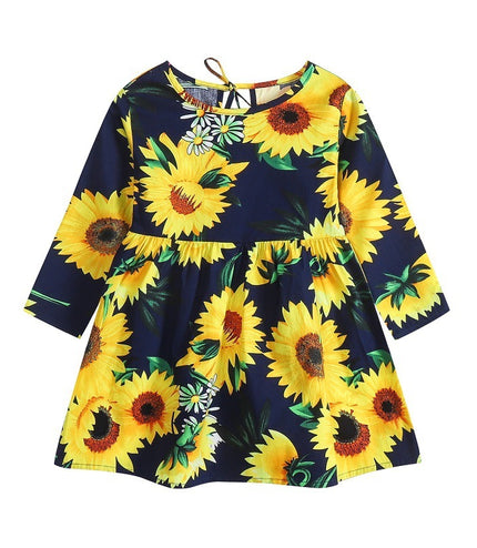 Style Floral Princess Dress Children's Clothing