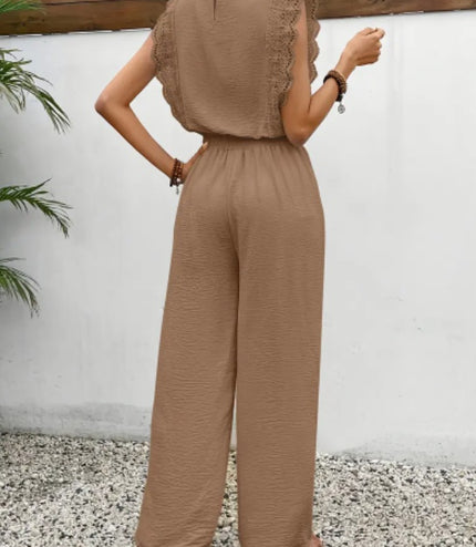 Elegant Exclusive Lace Trim Short Pants Set