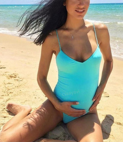 Bikini New Solid Color Siamese Swimwear Women Sexy Bikini Multicolor Swimwear