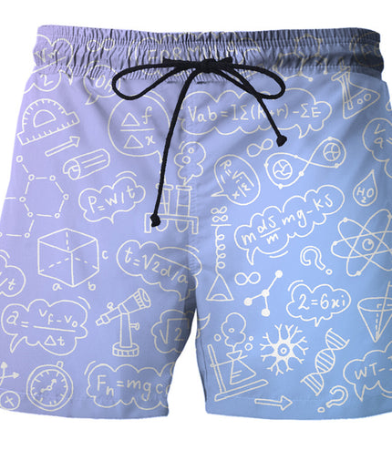 Summer Men's Casual Shorts 3D Printing