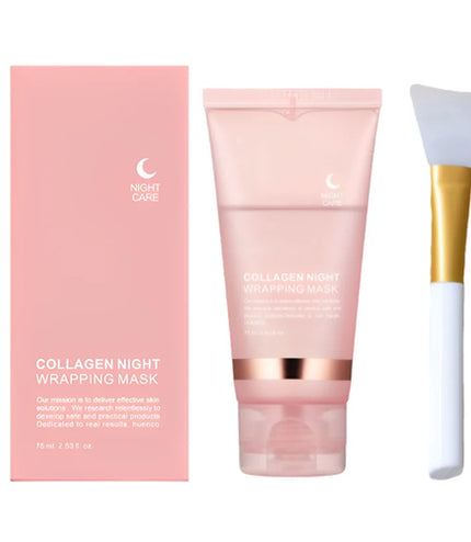 5PC Korean Collagen Wrapping Peel Off Facial Mask Elasticity Hydration