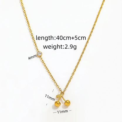 Cherry Pendant Necklace