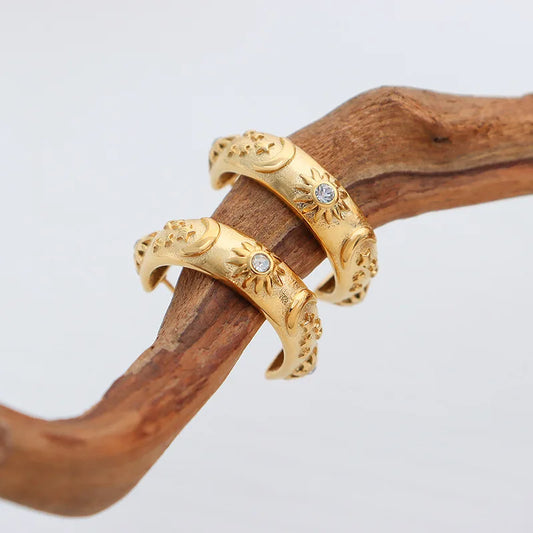 C-Hoop Earrings