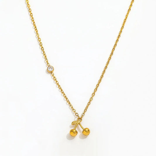 Cherry Pendant Necklace