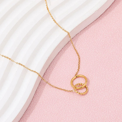 Circle Pendant Necklace