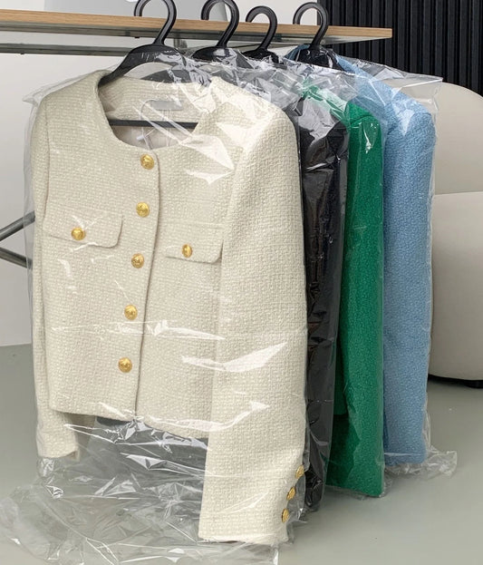 Short Blouse Tweed Jacket Coat