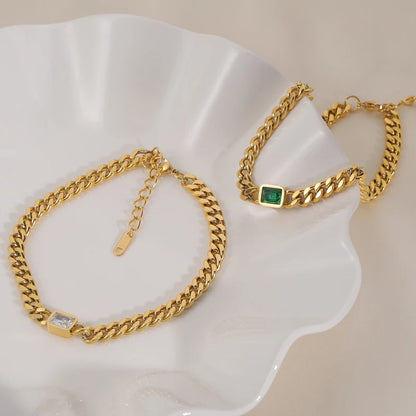 Crystal Pavé Toggle Padlock Bracelet