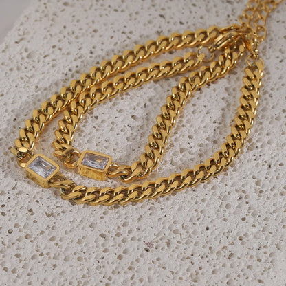 Crystal Pavé Toggle Padlock Bracelet