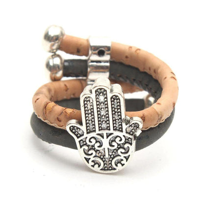 Wholesale cork rings hand of fatima R-069-10-1