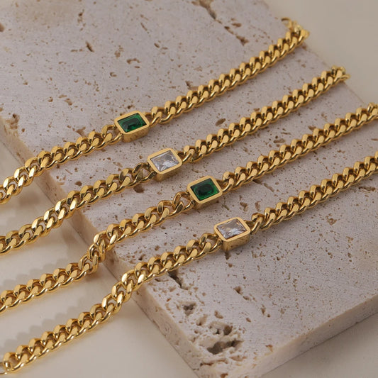 Crystal Pavé Toggle Padlock Bracelet