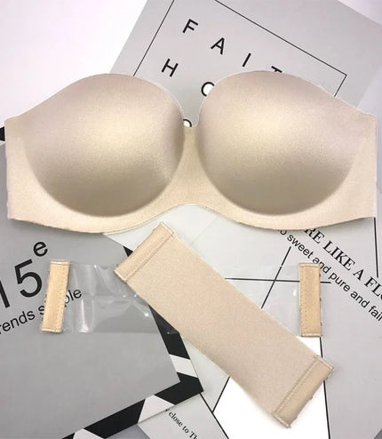 Confidence &amp; Comfort: The Ultimate Strapless Push-Up Bra!