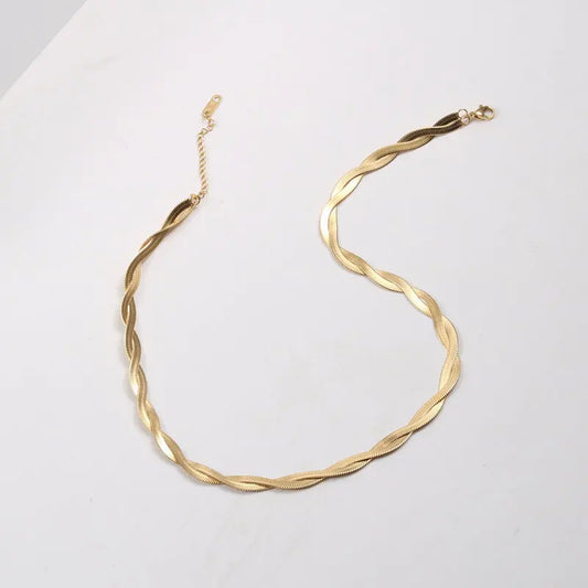 Chain Knot Choker Necklace