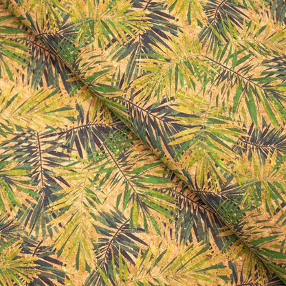 Cork fabric - Bamboo leaves COF-374-4