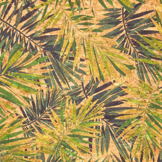 Cork fabric - Bamboo leaves COF-374-0