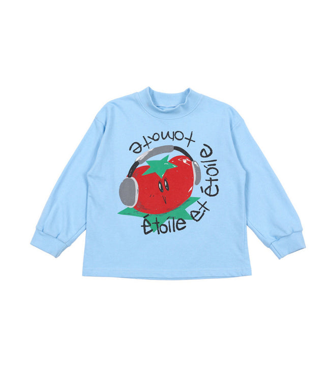 Children's Casual Loose Cartoon English Long Sleeve