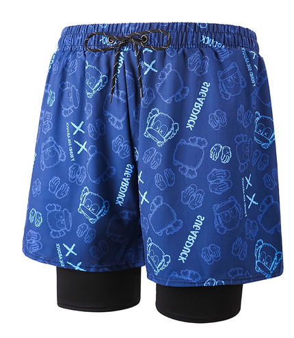 Anti-embarrassment Men's Swimming Trunks