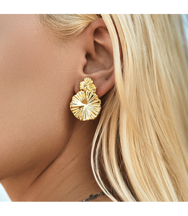 Female Retro Irregular Personality Design Earrings