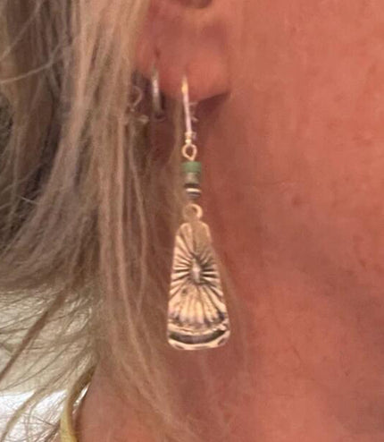 Bohemian Turquoise Earrings Retro Ethnic