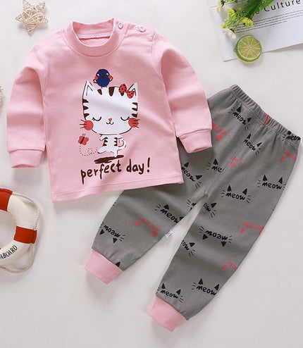 Autumn And Winter Underwear Suit Cotton New Men And Women