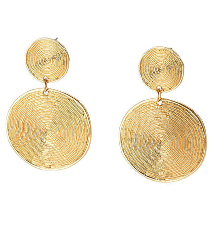 Retro Round Earrings Temperament