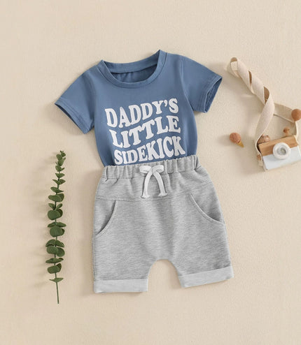 Boys' Fashion Engineering Vehicle Printing Suit