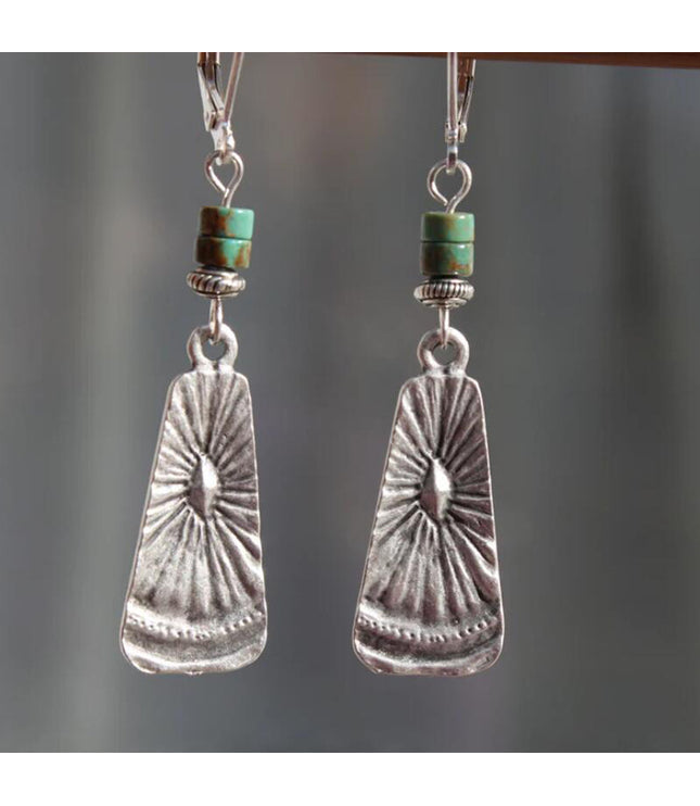 Bohemian Turquoise Earrings Retro Ethnic