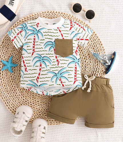 Fashion Personality Summer New Boys' Casual Suit