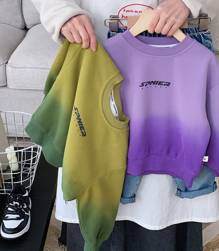 Fashionable All-match Letter Sweater For Boys And Girls