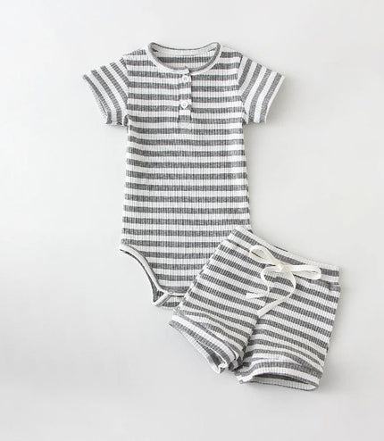 New Fashion Summer Round Neck Short Sleeves Blouse And Pants
