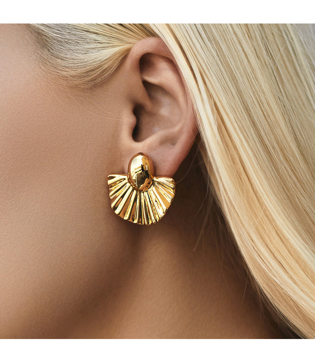 Female Retro Irregular Personality Design Earrings