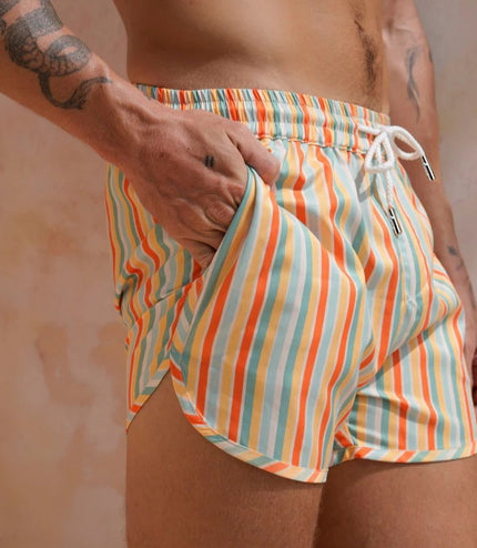 Men's Sports Casual Shorts Polyester Woven Quick-drying