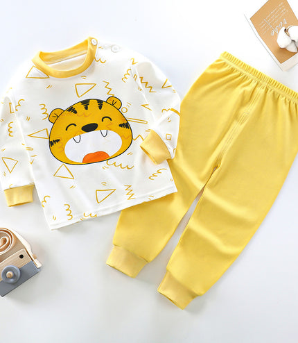 Autumn And Winter Underwear Suit Cotton New Men And Women