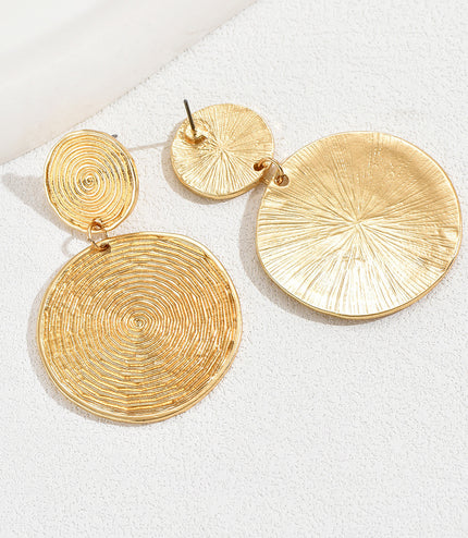 Retro Round Earrings Temperament