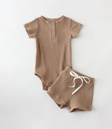 New Fashion Summer Round Neck Short Sleeves Blouse And Pants