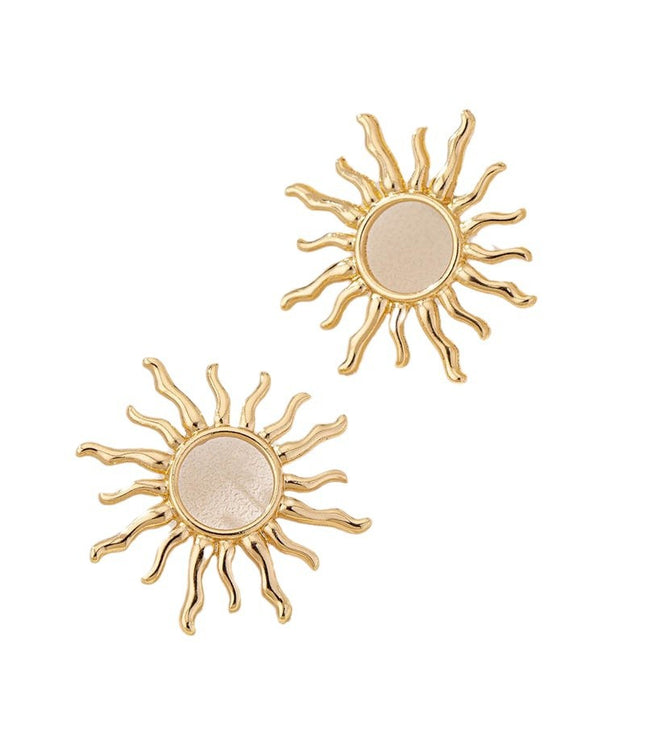 High Profile Retro Fashion SUNFLOWER Earrings For Women