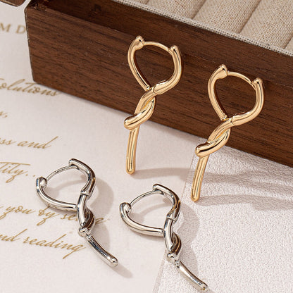 Fashion Simple Twist Ear Clip Advanced Sense